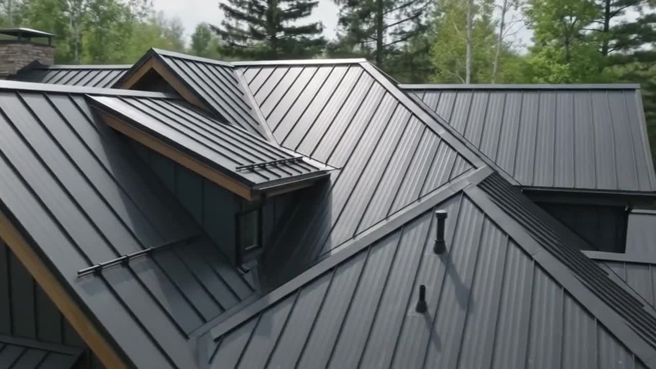 Standing seam metal roof installation - Seattle area